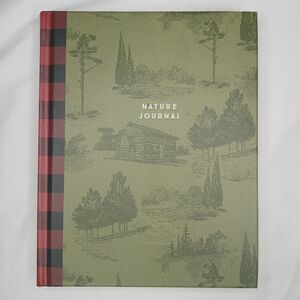 Woolrich Nature Hiking Camping Journal Hardcover Green Red Plaid New